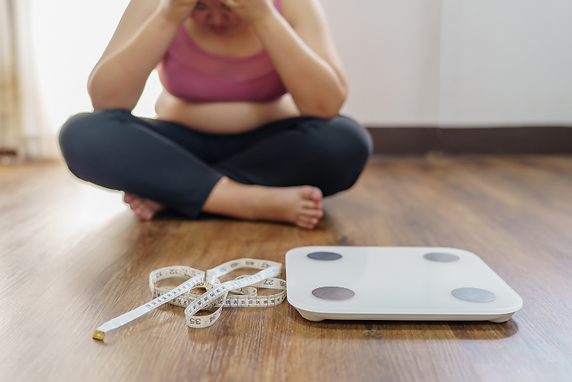 frustrated woman - weight loss
