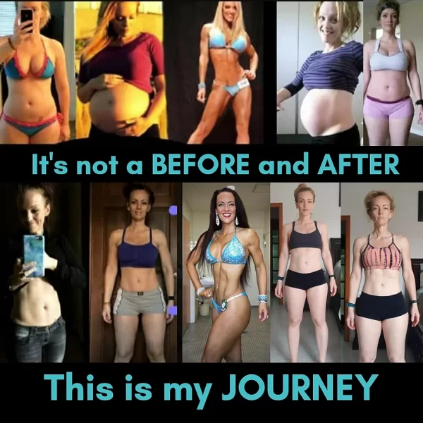 transformation of mother of two with no dieting